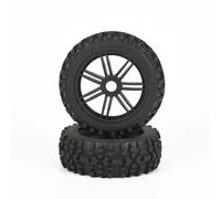 RC Tires Hub Wheel For Hobao 1/8 All-Terrain Short-course Truck Off-road RC Car Parts Model Tires Wheel Spike Wasteland 8SC 17mm Adapter Parts(2 pcs)