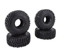 RC Tires Hub Wheel For SCX10 90046 90047 4Pcs 1.9in 2.2in 120MM Rubber Rocks Tyres Wheel Tires RC Crawler Car Upgrade Accessories Parts