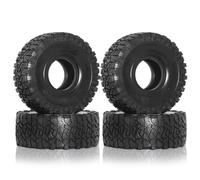 RC Tires Hub Wheel For Traxxas For TRX4 For Axial For SCX10 For Wraith D90 1/10 4pcs High Grip 1.9'' Rubber Tires RC Crawler Cars Upgrade Accessories Parts
