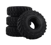 RC Tires Hub Wheel For TRX-4 For Axial For SCX10 90046 1/10 4Pcs 120X44mm Soft Rubber Tyre 1.9Inch Wheel For Rock For Terrain Tire RC Crawler Car
