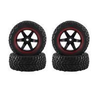 RC Tires Hub Wheel For Wltoys 144001 144010 124007 124019 For Tamiya For TT02B For HSP 1/10 1/12 1/14 4Pcs 75Mm Wheel Tire RC For Rally Car Off Road For Buggy RC Parts