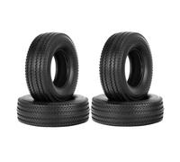 Rc Tires Rims For Tamiya For MAN For King For Hauler For Actros For Scania 1/14 4pcs 25mm Hard Rubber Tires Rc Car Semi Tractor Truck Tipper Upgrade Parts