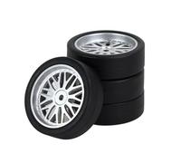 RC Tires Tyres Wheels Compatible With LDRC AE86 1/18 RC Car Upgrade Parts Accessories 4Piece 32Mm RC Drift Tire Wheel Hard Tyre Replacement Parts