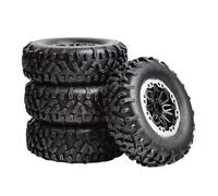 RC Tires Tyres Wheels Compatible With MN D90 For MN98 For MN99S For WPL C14 C24 C34 B14 B24 For LDRC P06 RC Car Parts Accessories 4pcs 64mm Soft Tire Wheel