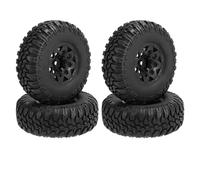 RC Tires Tyres Wheels Compatible With Traxxas For TRX4 D90 For Axial For SCX10 II III For Redcat 1/10 RC Crawler Car 4PCS 105mm 1.9 Beadlock Wheel Rim Tire Set