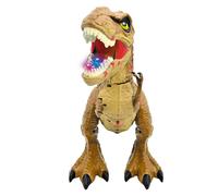 Lexibook - RC Tyrannosaurus Control, Realistic dinosaur, Articulated movements, Roars, Smoke spitting, Light effects, Rechargeable, Fossil and hand-held remote controls included, DINO02