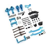 RC Toys Components Essential Conversion Kit Aluminum C-Hub Steel Shaft Shock Tower Servo Mount For Tamiya Gf-01 1/10 RC Car Upgrades Parts TAGF-S01BU