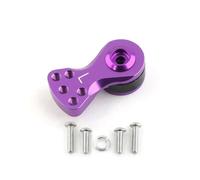 RC Toys Components For 1/8 1/10 Adjustable Section Strength Servo Protection 25T Teeth Tooth Half Servo Arm Horn Remote Control Car Boat(PURPLE,L)