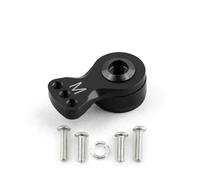 RC Toys Components For 1/8 1/10 Adjustable Section Strength Servo Protection 25T Teeth Tooth Half Servo Arm Horn Remote Control Car Boat(BLACK,M)