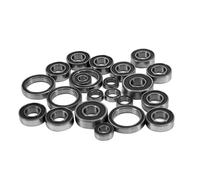 RC Toys Components For Arrma For Kraton For Typhon For Senton For Outcast 1/8 22pcs Sealed Bearing Kit Remote Control Car Upgrade Repair Modify Parts(Black)