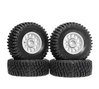 RC Toys Components For Arrma For Mojave For HPI For HSP For Tamiya For MJX For HBX For WLtoys 1/14-1/16 RC Car Upgrades Parts Rubber Tires 12mm Hex(White)
