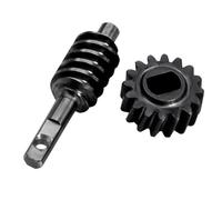 RC Toys Components For AXIAL For SCX30 For Bronco 4X4 For Wrangler For Jlu 16T Carbon Steel Worm Differential Gear Axle Gears RC Upgrade Parts(1Pair)
