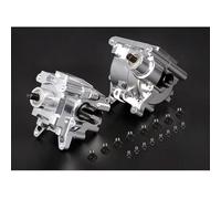 RC Toys Components For Losi For Rofun For Rovan Kingmotor Fid Ddt Ql 5ive-t Lt X2 1/5 RC Car Parts CNC Front Or Rear Metal Differential Box And Gear Kit(Silver,1set)