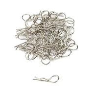 RC Toys Components For Remote Control Car 1/10-1/8 Upgrades Parts Accessories Strap Body R Pin Clip(Silver 2)