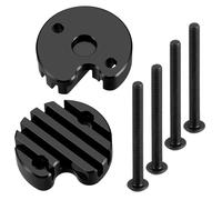 RC Toys Components For Tamiya For Clod Buster 1/10 Aluminum Alloy Motor Cover Remote Control Car Upgrade Parts Accessories(Black)