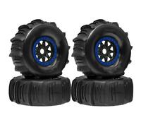 RC Toys Components For Traxxas For Arrma For Senton For Vkar For UDR For Mojave For Atom DF7 DB8 1/7-1/8 RC Car Upgrades Parts Sand Tires Snow Tyres 17mm Hex(Blue)