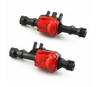 RC Toys Components For Traxxas For TRX4 1/10 2pcs Metal Front And Rear Axle Housing With Differential Cover 300g RC Crawler Car Upgrade Repair Parts(Black)