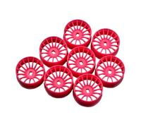 RC Toys Components Wide Rim Set Plastic 11mm Offset 0 +1 +2 +3 For Mini-Z For Awd 1/28 RC Car Upgrades Parts WL-0168WH WL-0168FYW WL-0168FPK(Red)