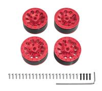 RC Toys DIY Spare For MN 99s 82 78 D90 1/12 For WPL C14 1/16 Aluminum Alloy Tire Hub Outer Diameter 36mm Width 16mm Adapter 5mm Remote Control Car(Red)
