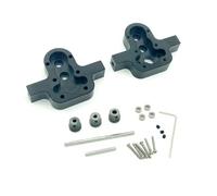 RC Toys DIY Spare For MN D90 D91 99 99s For WPL B14 B24 C14 C24 C34 1 Set Transmission Cover Gear Parts Metal 370 RC Car Upgrade Replacement Parts(Black)