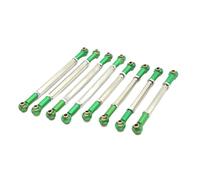 RC Toys DIY Spare For MN For Model For MN128 For Wrangler 1/12 RC Car Upgrades Parts Accessories Metal Upgrade Adjustable For Chassis Linkage(Green)