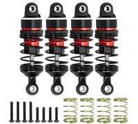 RC Toys DIY Spare For Traxxas For Mini For Slash BL-2S 4x4 108164-1 For Rally For VXL RS200 1/16 RC Shock Absorber Front Back Kit Short Course Truck(Red)