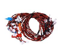 RC Toys light Compatible With TAMIYA For Axial SCX10 For Traxxas TRX4 1/10 1/8 RC Car 12 Lamp Beads Flashing Bright Light Strobe Lamps Kit System