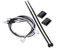 RC Toys Light for Tamiya 1/14 2Pcs PH2.0 Plug 3mm Lights Lamp Set RC Tractor Trailer Cargo Truck Car Upgrade Parts(White)