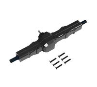 Rc Toys Parts For WPL For JJRC For D12 Military Card Remote Control Car Metal Upgrade Modification Parts Rear Axle Total(Black)