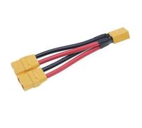 RC Toys Spare Parts For Motor For XT90 ParallelConnector Male/Female Cable Dual Extension Y Splitter 3-Way 10AWG Silicone Wire(XT90 1M to 2F 10CM)