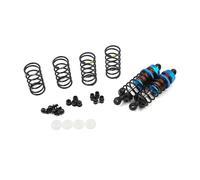 Rc Tracked Shock Absorber 65MM 1/10 2PCS Aluminum Big Bore GO Damper Set RC Car Offroad For Buggy Tracked Vehicle Parts And Accessories Upgrade Replacement And Use(Blue)