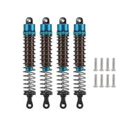 Rc Tracked Shock Absorber For 1/10 4Pcs Adjustable Oil Filled Shocks 52/55/62/70/75/85/95/100/110/120mm RC For Buggy Truggy On Road Touring Drift Cars Monster Trucks Parts(Blue,110mm)