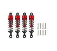 Rc Tracked Shock Absorber For 1/10 Oil Adjustable 52/55/62/70/75/85/95/100/110/120mm Shock Absorber RC Truggy For Buggy Monster Trucks On Road Touring Drift Cars Parts(Red,4pcs 70mm)