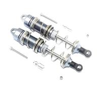 Rc Tracked Shock Absorber For Arrma 1/7 Fireteam Big For Rock 1/8 For Kraton For Notorious Exb 6S ARA330831 ARA330778 ARA330621 Metal 115mm Front Shock Absorber(Light Grey)