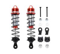 Rc Tracked Shock Absorber For Arrma 6S For Outcast For Notorious EXB 1/7 1/8 2pcs/set Front Karton Shock Absorber Upgrade Replacement Parts(Red)