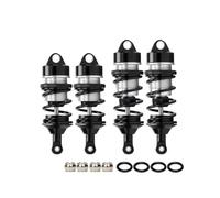 Rc Tracked Shock Absorber For Arrma Ara7617V2 Ara109011 ARA330627 ARA330628 1/7 Infracting Aluminum Shock Absorber Damper RC Car Parts Accessories Upgrade Replacement Use(Black)