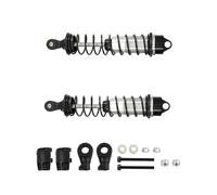 Rc Tracked Shock Absorber For Arrma For Kraton For Notorious For Outcast 6S For Blx Ara330622 2pcs Metal Rear Shocks Rc Car Parts And Accessories Upgrade Replacement(Black)
