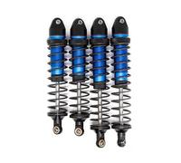 Rc Tracked Shock Absorber For Arrma For Senton For Typhon Big For Rock 1/10 4pcs Metal Shock Absorber Rc Car Tracked Vehicle Parts And Accessories Replacement Use(Blue)