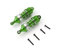 Rc Tracked Shock Absorber For Arrma For Vendetta 3S For Infraction 1/8 2Pcs 70MM Front Rear Oil Filled Metal Shock Absorber Rc Car Parts Accessories Use(Green)