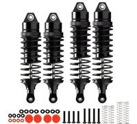Rc Tracked Shock Absorber For Arrma For VORTEKS ARA4305V3 ARA4105V4 ARA4105SV4 1/10 RC Aluminum Front Rear Shock Absorber Damper ARA330722 ARA330723(Black)