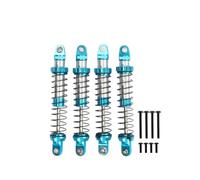 Rc Tracked Shock Absorber For Axial UTB18 For Capra 1/18 Aluminum Front Rear Shock Absorber Damper Oil Filled Type Trail For Buggy Crawlers Upgrades Parts Repair Accessories Replacement(Navy Blue)