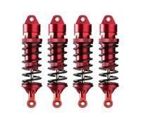 Rc Tracked Shock Absorber For E-revo 2.0 For Summit For Traxxas For Revo 5460 1/10 4PCS 88mm Aluminum Alloy Damper Shock Absorber RC Tracked Vehicle Parts And Upgrade(Red)