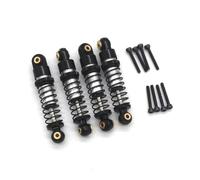 Rc Tracked Shock Absorber For FMS For FCX24M D90 D110 1/24 First Generation For Discovery Of For Range For Rover Metal Hydraulic Shock Absorber Spare Parts(Black)