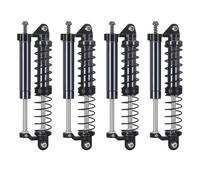 Rc Tracked Shock Absorber For H8h For Yikong Crossrs 1/8 Adjustable Oil L=105mm Metal Negative Pressure Shock Absorber Double Damper RC Crawler Car(Dark Grey)
