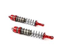 Rc Tracked Shock Absorber For Hpi For Rovan For ROFUN For KM For Baja 1/5 5B 5t 5sc SS Alloy CNC High Strength 10MM Front Or Rear Shock Absorber Rc Car Parts(Front Orange Red)