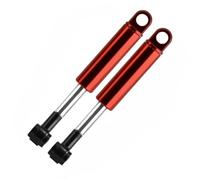 Rc Tracked Shock Absorber For Tamiya 1/14 Metal RC Car Trailer Truck Upgrade Suspension Shock Absorber Diy Controlled Parts Accessories(Red)