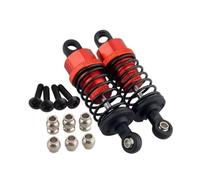 Rc Tracked Shock Absorber For Tamiya For HPI 1:10 5 Color RC Shock Absorber 52mm 2P Drift For Racing Car Tracked Vehicle Parts Accessories Upgrade Replacement Use(Red)