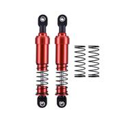Rc Tracked Shock Absorber For TRX4 For LCG For SCX10 For Capra 1/10 2Pcs 75mm 85mm 95mm 105mm 115mm Aluminum Big Bore Shocks Oil Damper RC Car Replacement Use(Red,95mm)