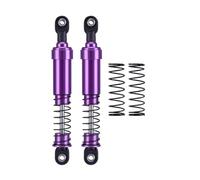 Rc Tracked Shock Absorber For TRX4 For LCG For SCX10 For Capra 1/10 2Pcs 75mm 85mm 95mm 105mm 115mm Aluminum Big Bore Shocks Oil Damper RC Car Replacement Use(Purple,105mm)