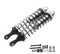 Rc Tracked Shock Absorber For VRX Octane VETTA Karoo FTX Outlaw Rc For Hobby Model Car 1-10 Alloy 2pcs Complete Rear Shock Upgraded Hop-up Parts(Silver)